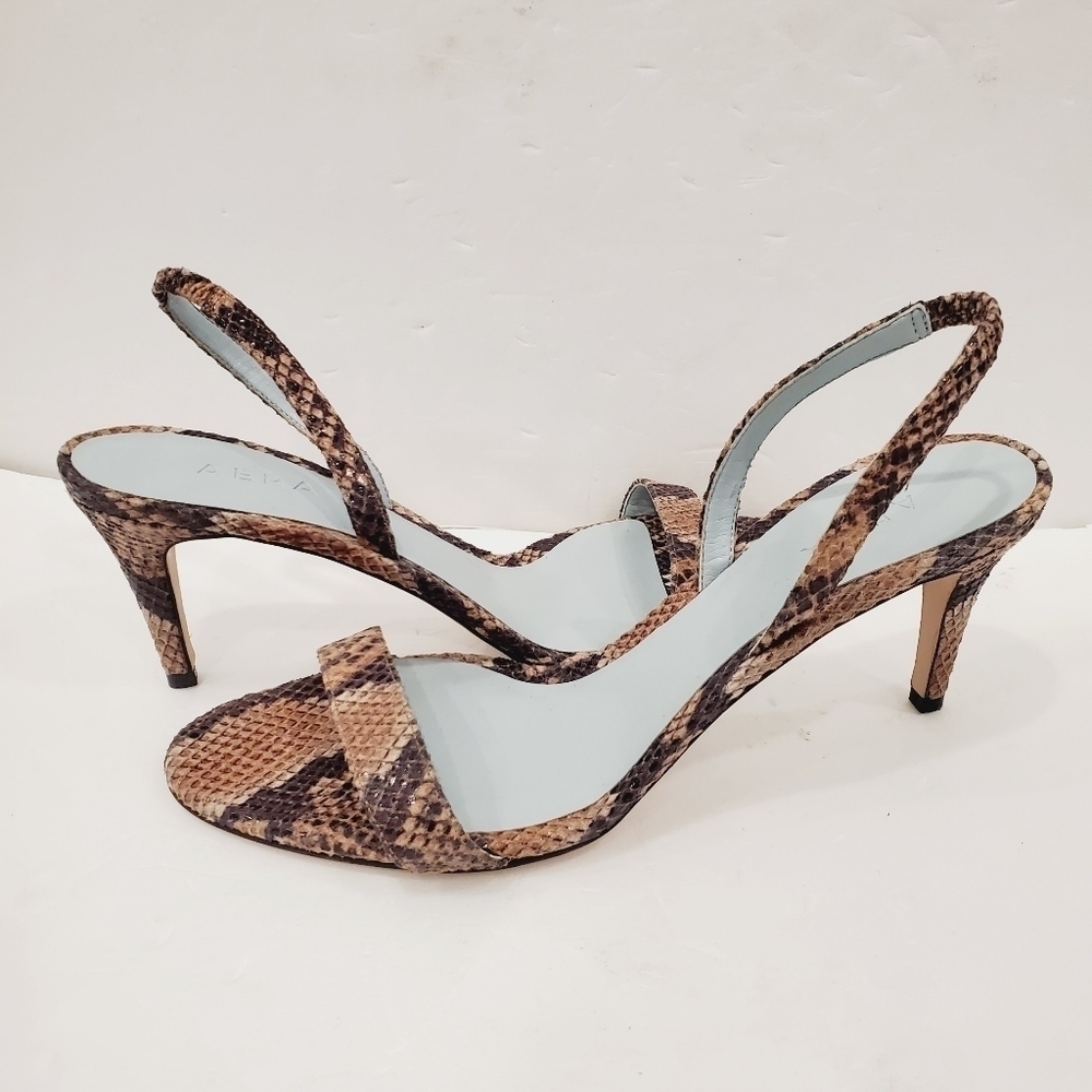 NEW AERA Sally Ankle Strap Sandal Python-Effect
